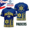 Green Bay Packers Jewish Heritage 3D T-Shirt For Fans