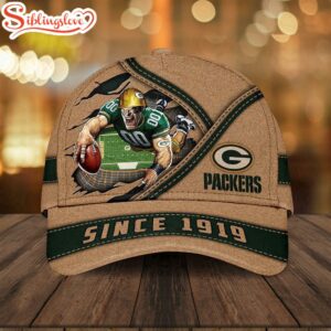 Green Bay Packers Mascot Classic Baseball Cap For Fans
