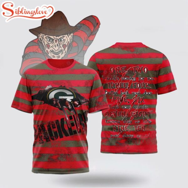Green Bay Packers NFL All Over Print T-Shirt