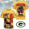 Green Bay Packers NFL Godzilla King of the Monsters 3D Shirt