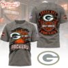 Green Bay Packers NFL Harley Davidson For Life 3D T-Shirt