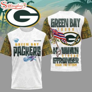 Green Bay Packers NFL Hawaii Strong 3D T-Shirt