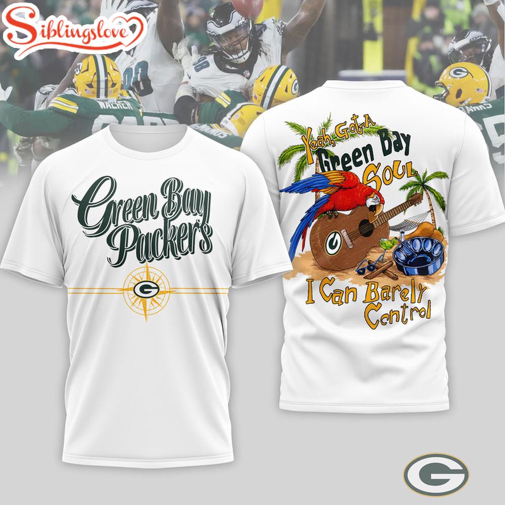 Green Bay Packers NFL Jimmy Buffett 3D T-Shirt 1 Green Bay Packers NFL Jimmy Buffett 3D T-Shirt