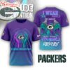 Green Bay Packers NFL National Suicide Prevention Month 3D T-Shirt