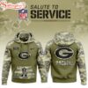 Green Bay Packers Salute to Service Hoodie 3D Shirt