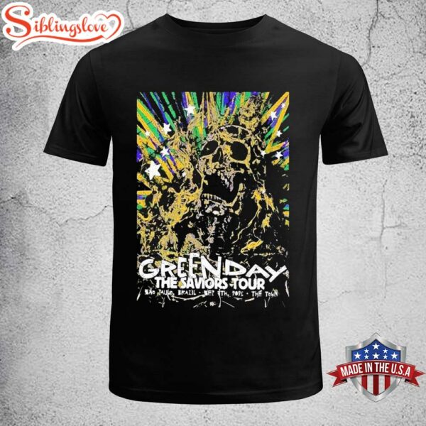 Green Day The Town São Paulo Brazil September 2025 Unisex T-Shirt