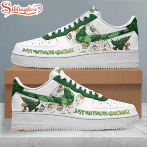 Grinch Just Waiting For Grinchmas Air Force 1 Shoes For Fans