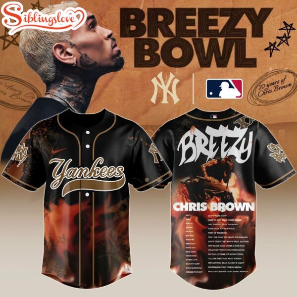 H Astros X Chris Brown Breezy Bowl Xx Stadium World Tour 2025 Baseball Jersey Shirt