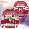 Harvard Crimson NCAA Grinch Ugly Christmas Sweater