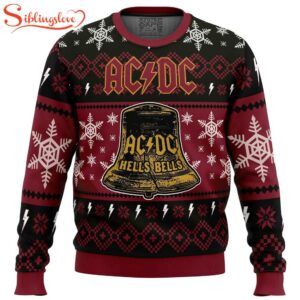 Hells Bells ACDC Music Ugly Christmas Sweater