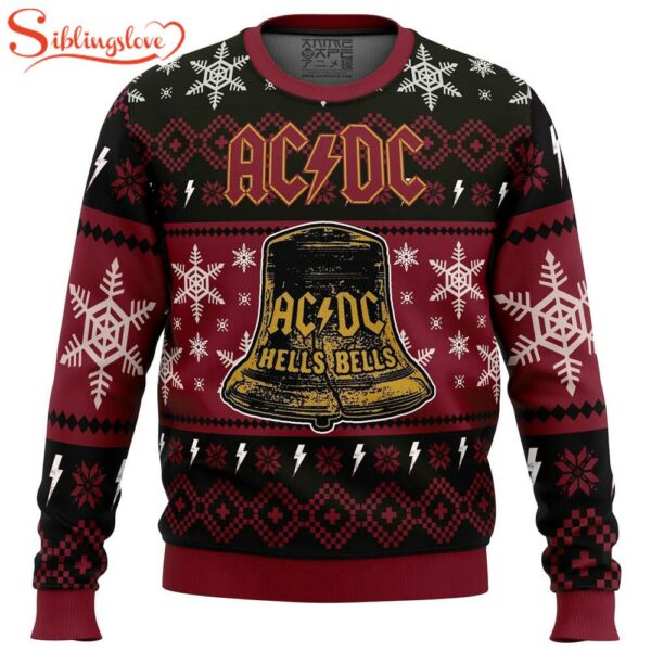 Hells Bells ACDC Music Ugly Christmas Sweater