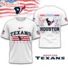 Houston Texans 4th Of July 3D T-Shirt For Fans