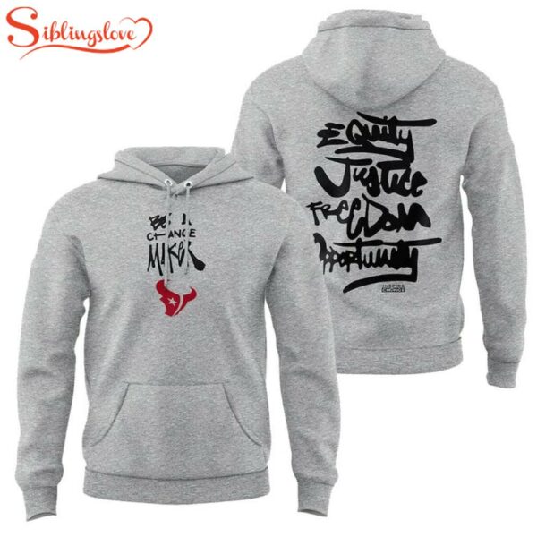 Houston Texans Be A Change Maker NFL Hoodie 3D Shirt
