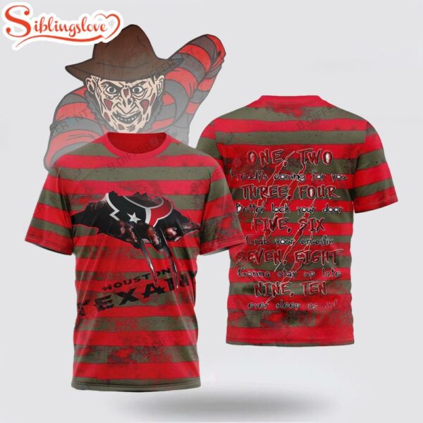 Houston Texans NFL All Over Print T-Shirt