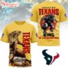 Houston Texans NFL Godzilla King of the Monsters 3D Shirt