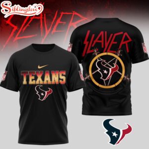 Houston Texans NFL Slayer 3D Shirt Gift For Fans
