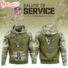 Houston Texans Salute to Service Hoodie 3D Shirt
