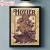 Hozier Unreal Unearth Tour 2025 Munich Germany Merch At Olympiapark On August 31 2025 Poster Canvas