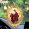 I Am The Reurrection And The Life Jesus Merry Christmas Ornament Gift Idea