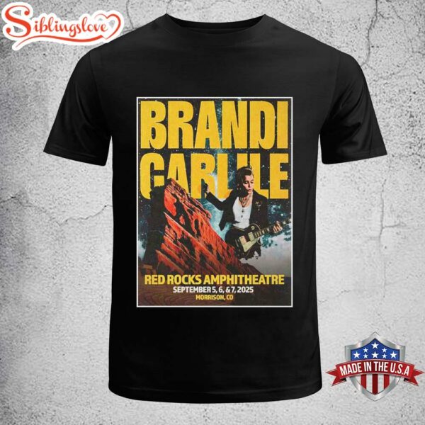 i Carlile September 2025 Red Rocks Amphitheatre Unisex T-Shirt