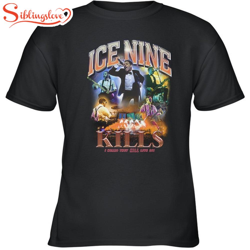 Ice Nine Kills Give 'Em The Boot Unisex T-Shirt 1 Ice Nine Kills Give 'Em The Boot Unisex T-Shirt