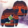 Illinois Fighting Illini NCAA Grinch Ugly Christmas Sweater
