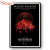 Imagine Dragons Hollywood Bowl Los Angeles Canvas Poster Wall Art