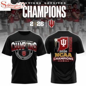 Indiana Hoosiers 2026 CFN 3D Shirt