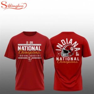 Indiana Hoosiers College Football Playoff 2026 3D Shirt