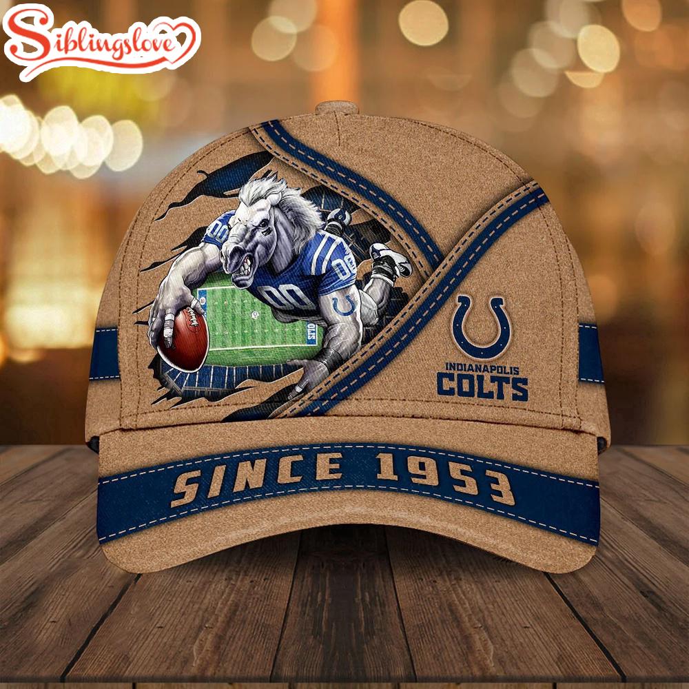 Indianapolis Colts Mascot Classic Baseball Cap For Fans Indianapolis Colts Mascot Classic Baseball Cap For Fans