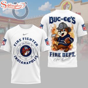 Indianapolis Colts NFL Firefighter Strong 3D T-Shirt For Fans