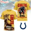 Indianapolis Colts NFL Godzilla King of the Monsters 3D Shirt