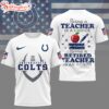 Indianapolis Colts NFL Teacher Honor 3D T-Shirt