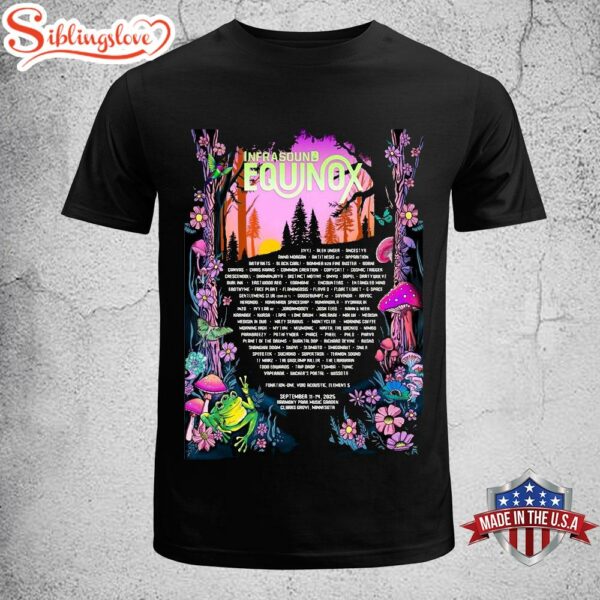 Infrasound Festival Harmony Park Music Garden Minnesota September 11-14 2025 Tour Unisex T-Shirt