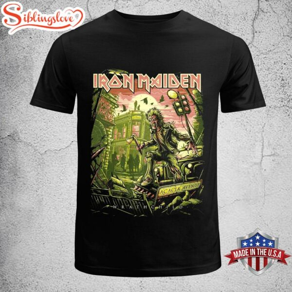 Iron Maiden Wrathchild Rue Morgue 2025 Tour Unisex T-Shirt