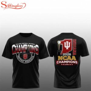 IU National Championship Football 2026 3D Shirt
