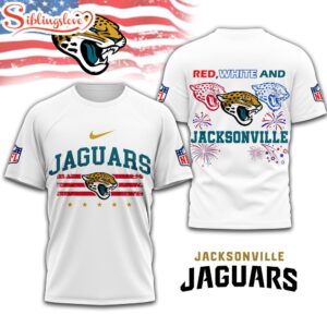 Jacksonville Jaguars 4th Of July 3D T-Shirt For Fans