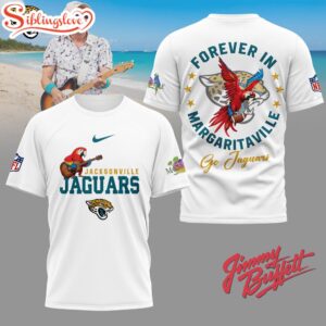 Jacksonville Jaguars NFL Forever in Margaritaville 3D T-Shirt