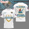 Jacksonville Jaguars NFL Teacher Honor 3D T-Shirt