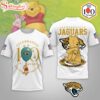 Jacksonville Jaguars NFL Winnie The Pooh 100th Anniversary 3D Shirt For Fans