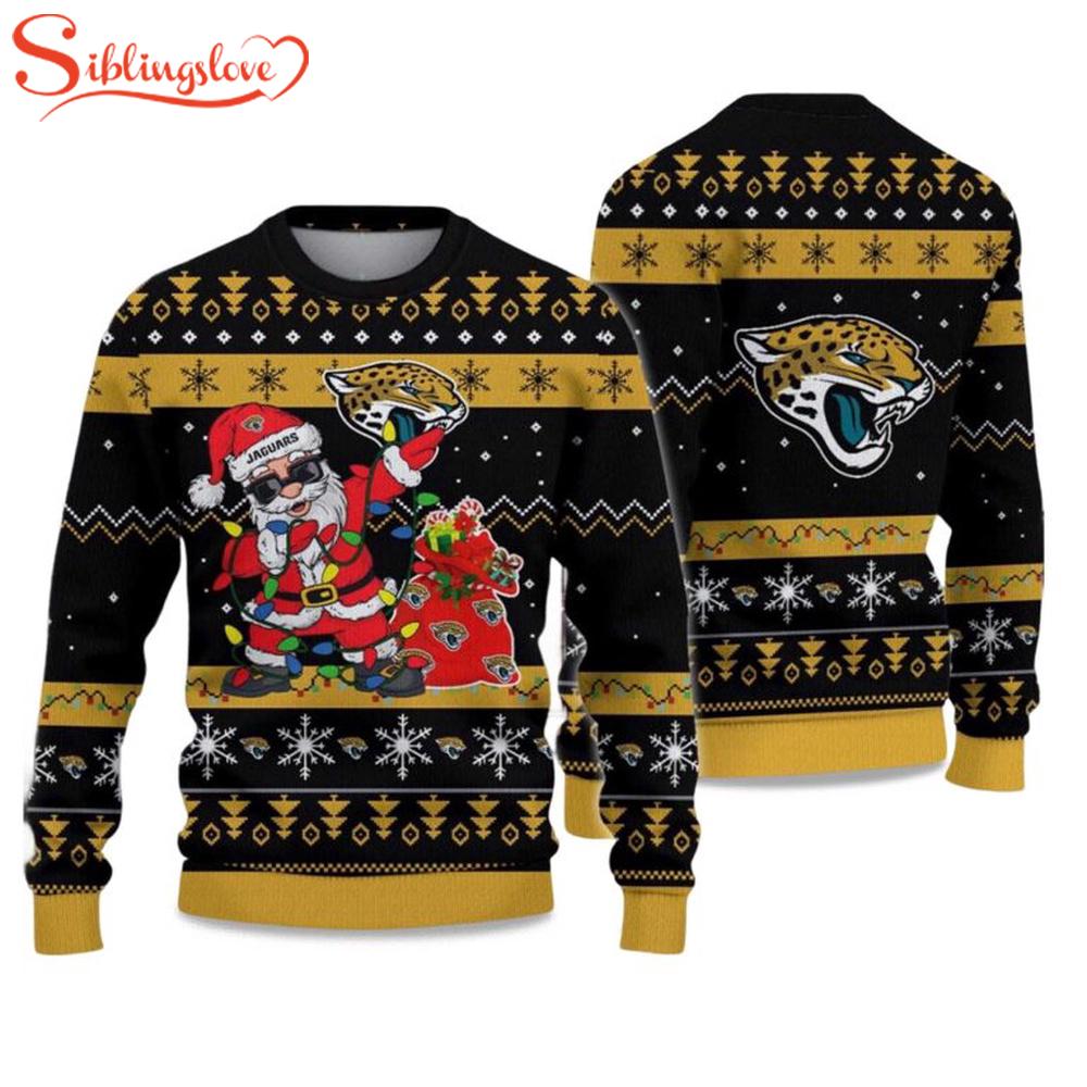 Jaguars Santa Claus Ugly Christmas Sweater Jaguars Santa Claus Ugly Christmas Sweater