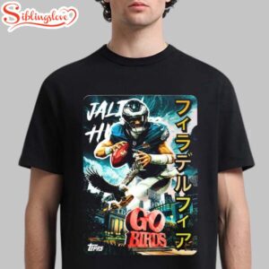 Jalen Hurts Ultra Rare Kaiju Card Topps X NFL Unisex T-Shirt