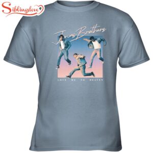 Jonas Brothers Love Me To Heaven Blue Retro Limited Unisex T-Shirt