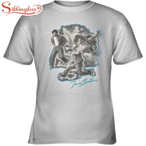 Jonas Brothers Love Me To Heaven Grey Airbrush Unisex T-Shirt