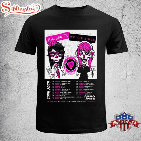 Just Announced Emo Nite Tour 2025 Unisex T-Shirt