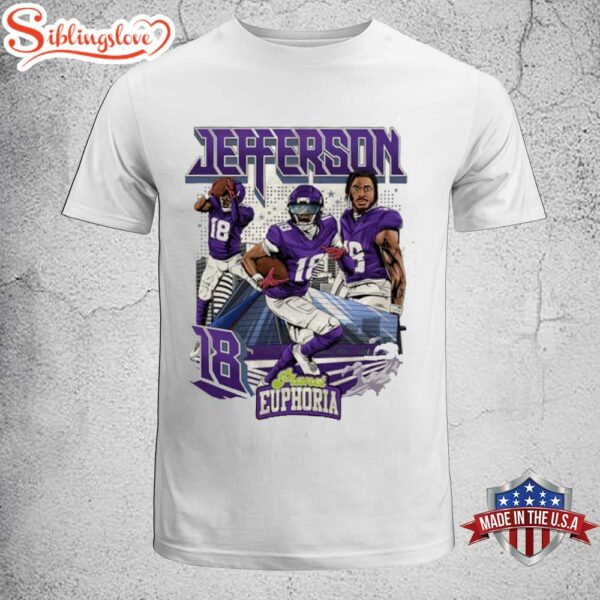 Justin Jefferson 18 NFL Minnesota Vikings Player Unisex T-Shirt