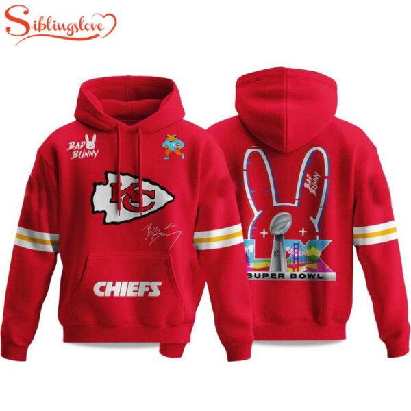 Kansas City Chiefs Bad Bunny Bowl LX 2025 2026 Hoodie Shirt