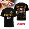 Kansas City Chiefs NFL Megadeth 3D T-Shirt