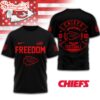Kansas City Chiefs NFL Opportunity Equity Freedom Justice 3D T-Shirt
