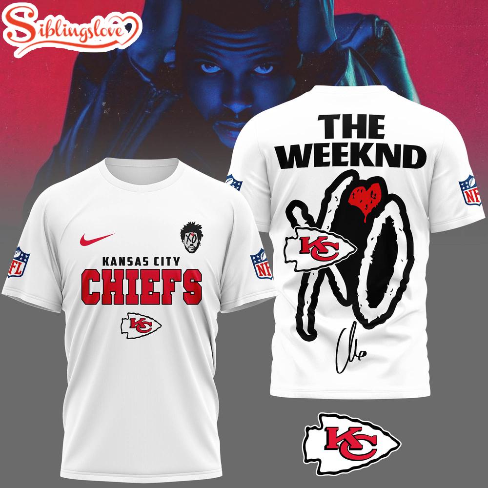 Kansas City Chiefs NFL The Weeknd 3D Shirt For Fans 1 Kansas City Chiefs NFL The Weeknd 3D Shirt For Fans